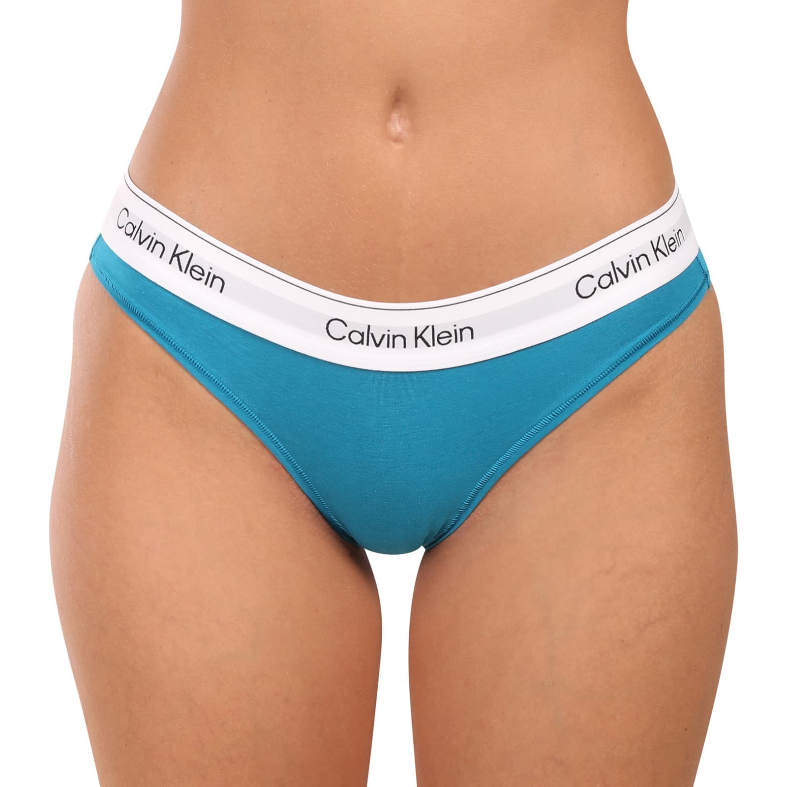Dámské kalhotky brazilky Calvin Klein modré (QF8522-YTM) 3XL - náhled 1
