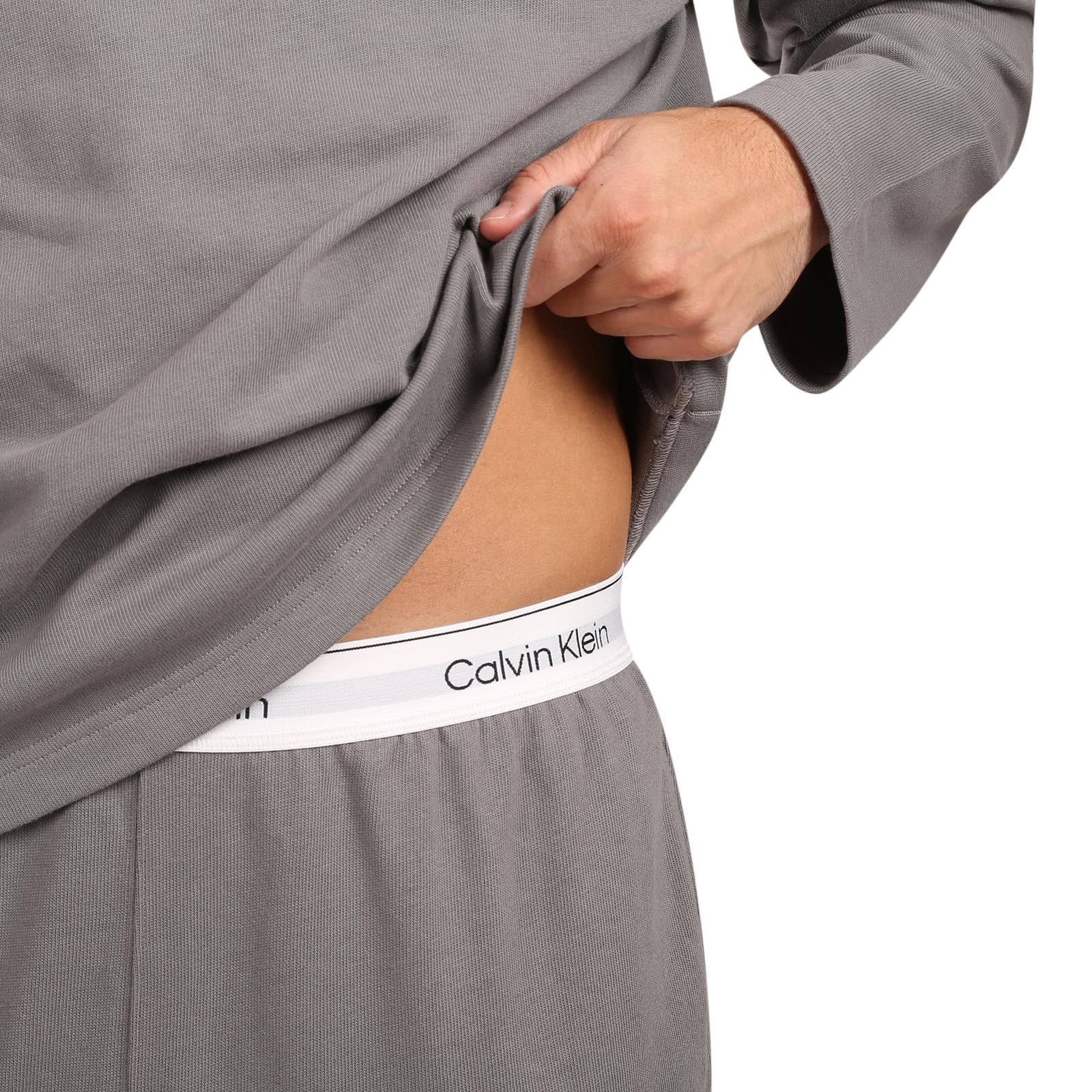 Pánské pyžamo Calvin Klein šedé (NM2951-PR8) L - náhled 4