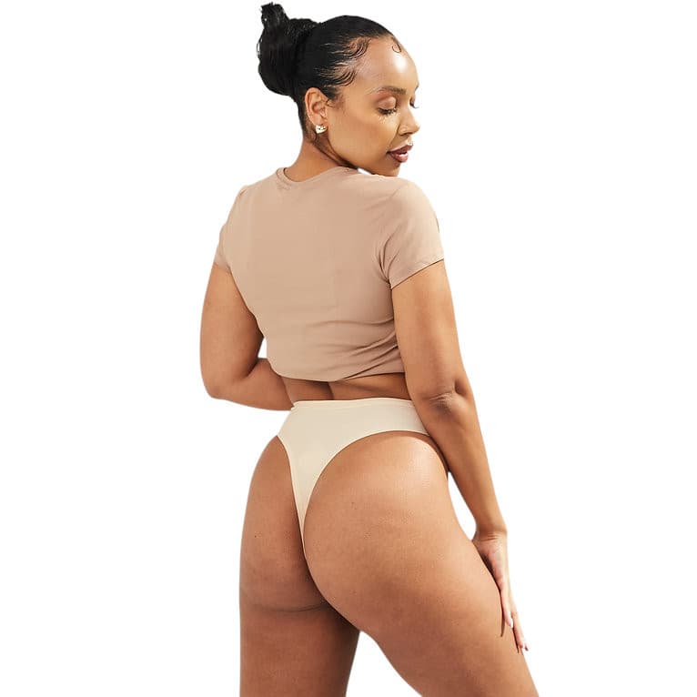 Menstruační tanga Wuka bezešvé Stretch béžová (WST-nude) L - 3XL - náhled 3