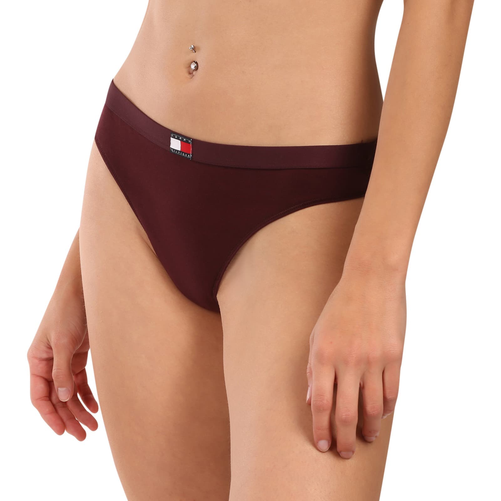 3PACK dámská tanga Tommy Hilfiger vícebarevná (UW0UW06139 0W6) L - náhled 2