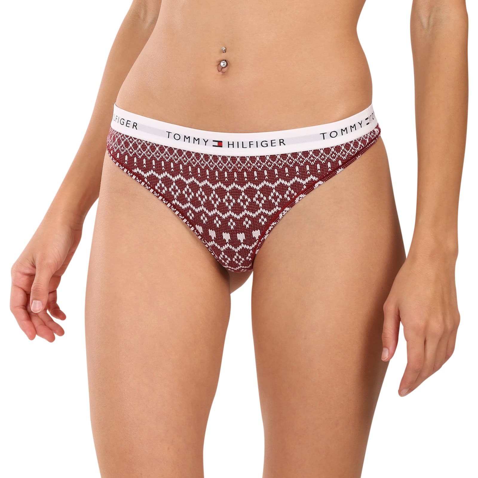 3PACK dámská tanga Tommy Hilfiger vícebarevná (UW0UW06134 0WX) L - náhled 2