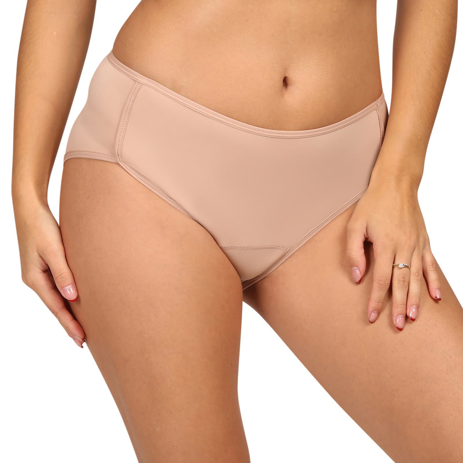 Menstruační kalhotky Love Luna Midi Nude (LLUWPBMI-BAEGE)