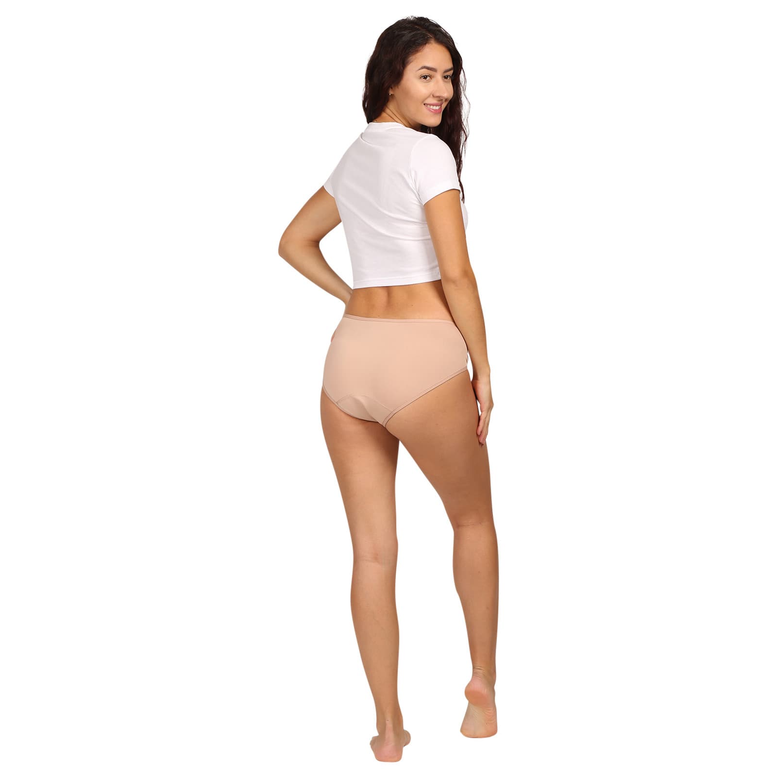 Menstruační kalhotky Love Luna Midi Nude (LLUWPBMI-BAEGE) 3XL - náhled 4
