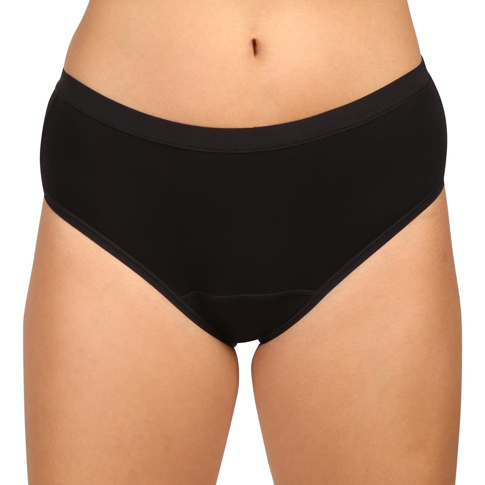 Menstruační kalhotky Love Luna černé Cotton Midi Brief (LLUWCPMI) 3XL - náhled 5
