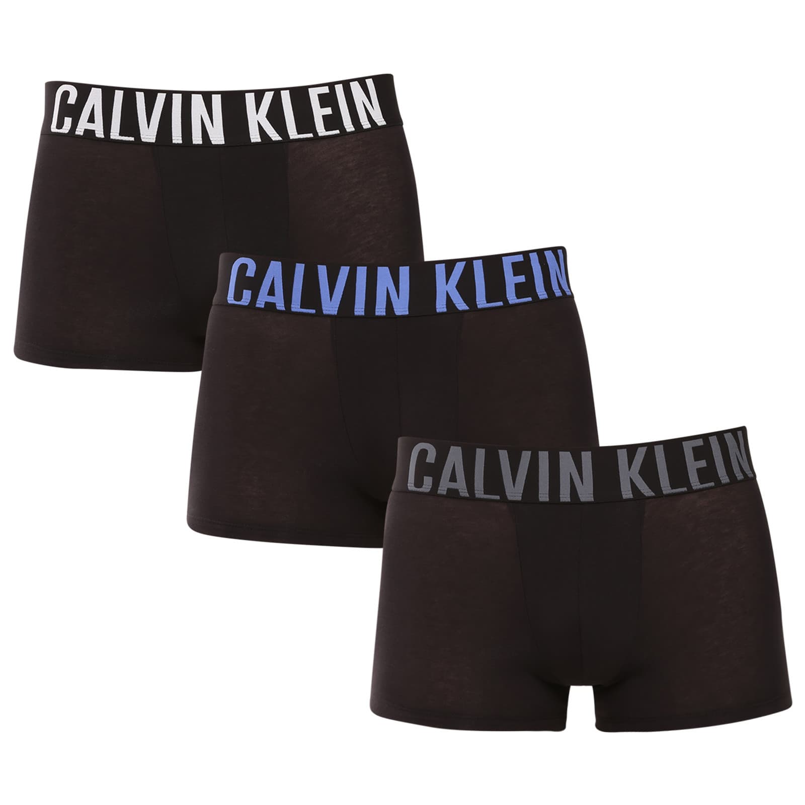 3PACK pánské boxerky Calvin Klein černé (NB3608A-ZDM)