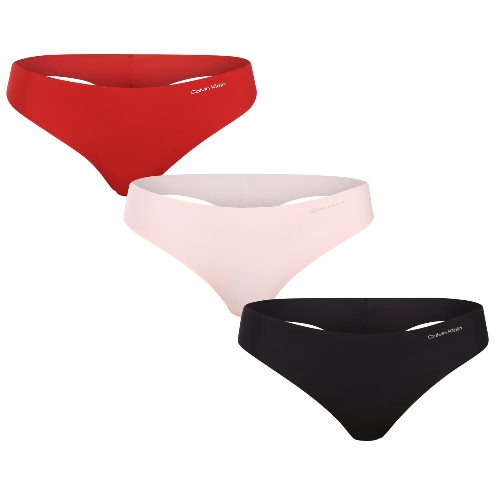 3PACK dámská tanga Calvin Klein vícebarevná (QD3560E-IIL)