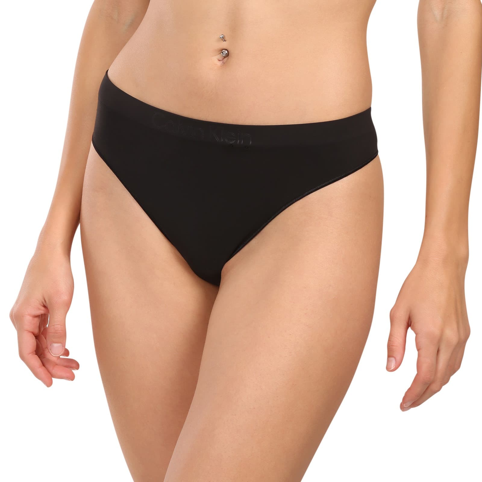3PACK dámská tanga Calvin Klein vícebarevné (QD3802E-FIY) L - náhled 2