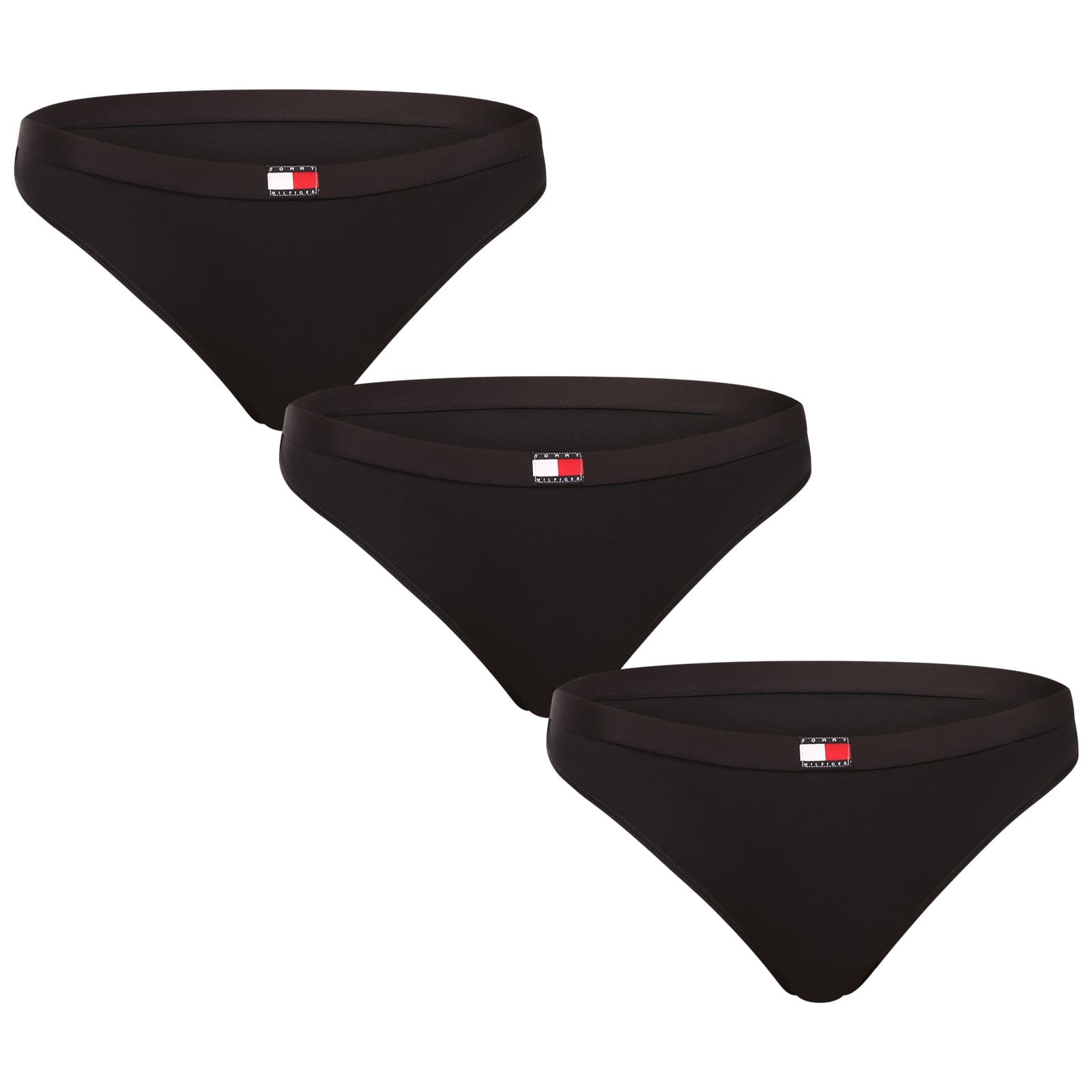 3PACK dámská tanga Tommy Hilfiger vícebarevná (UW0UW06139 0W6)