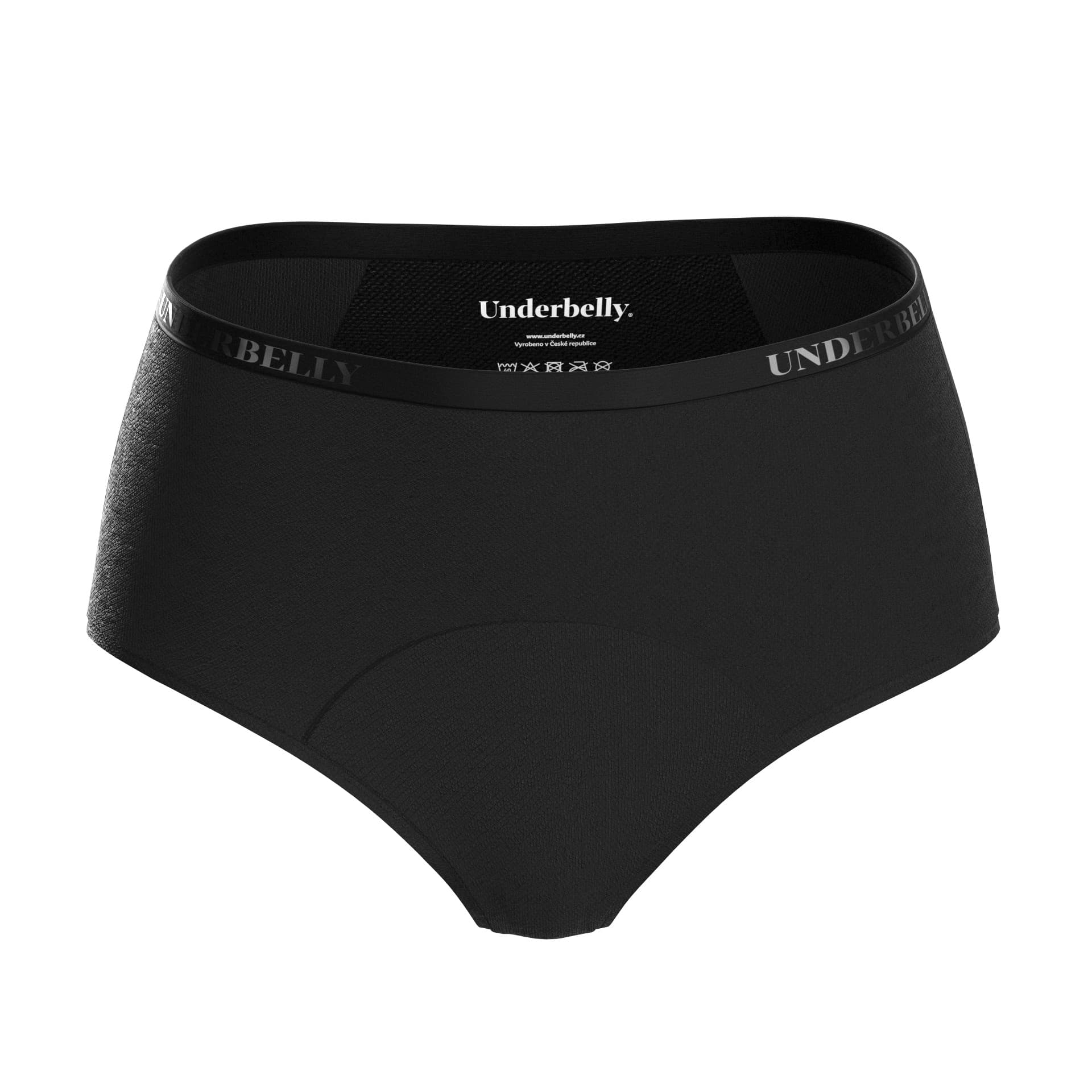 Menstruační kalhotky Underbelly Classi černé (CLASSI-CE-EM-3-MM)