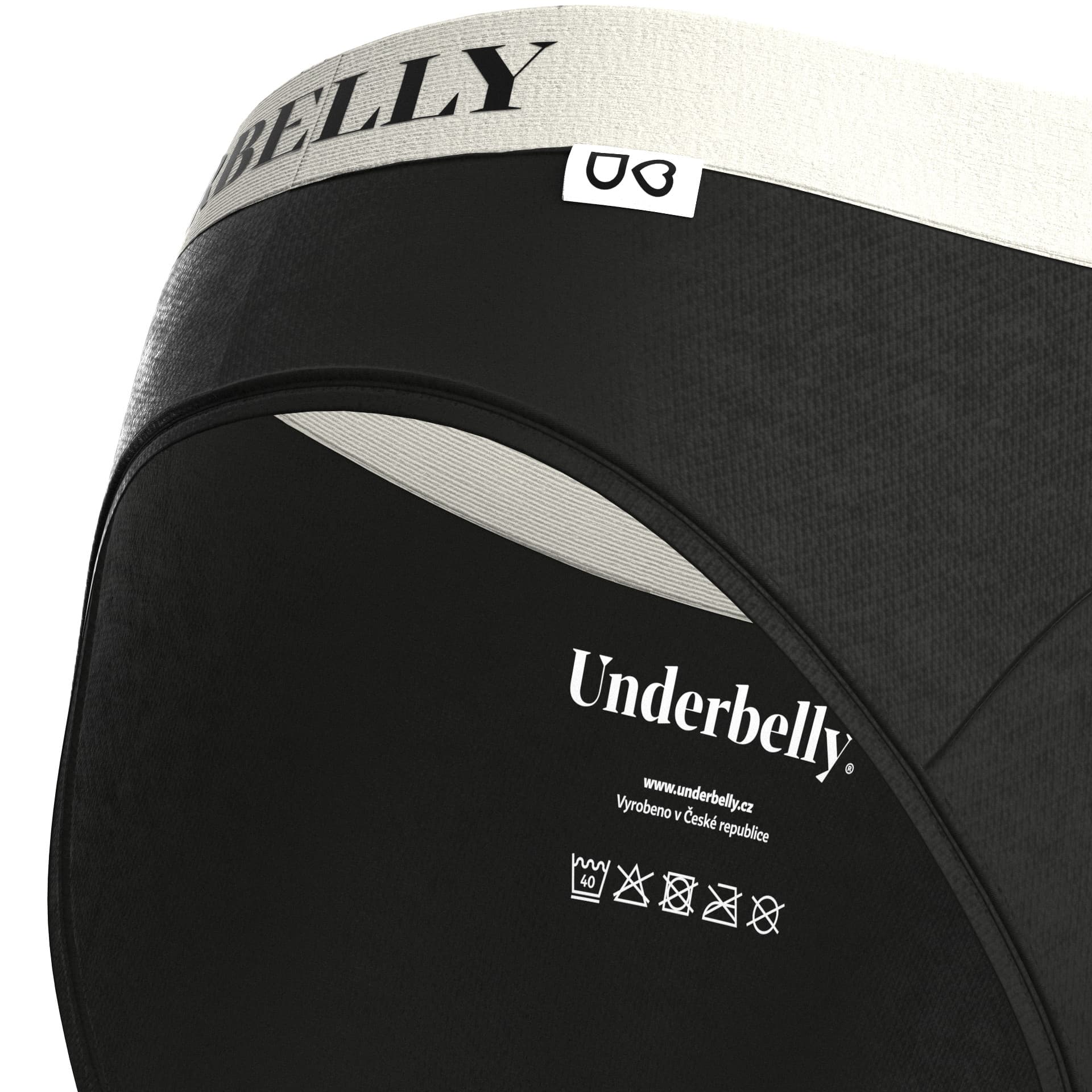 Menstruační kalhotky Underbelly Univers černé (UNIVERS-CE-BI-2-MM) L - náhled 4