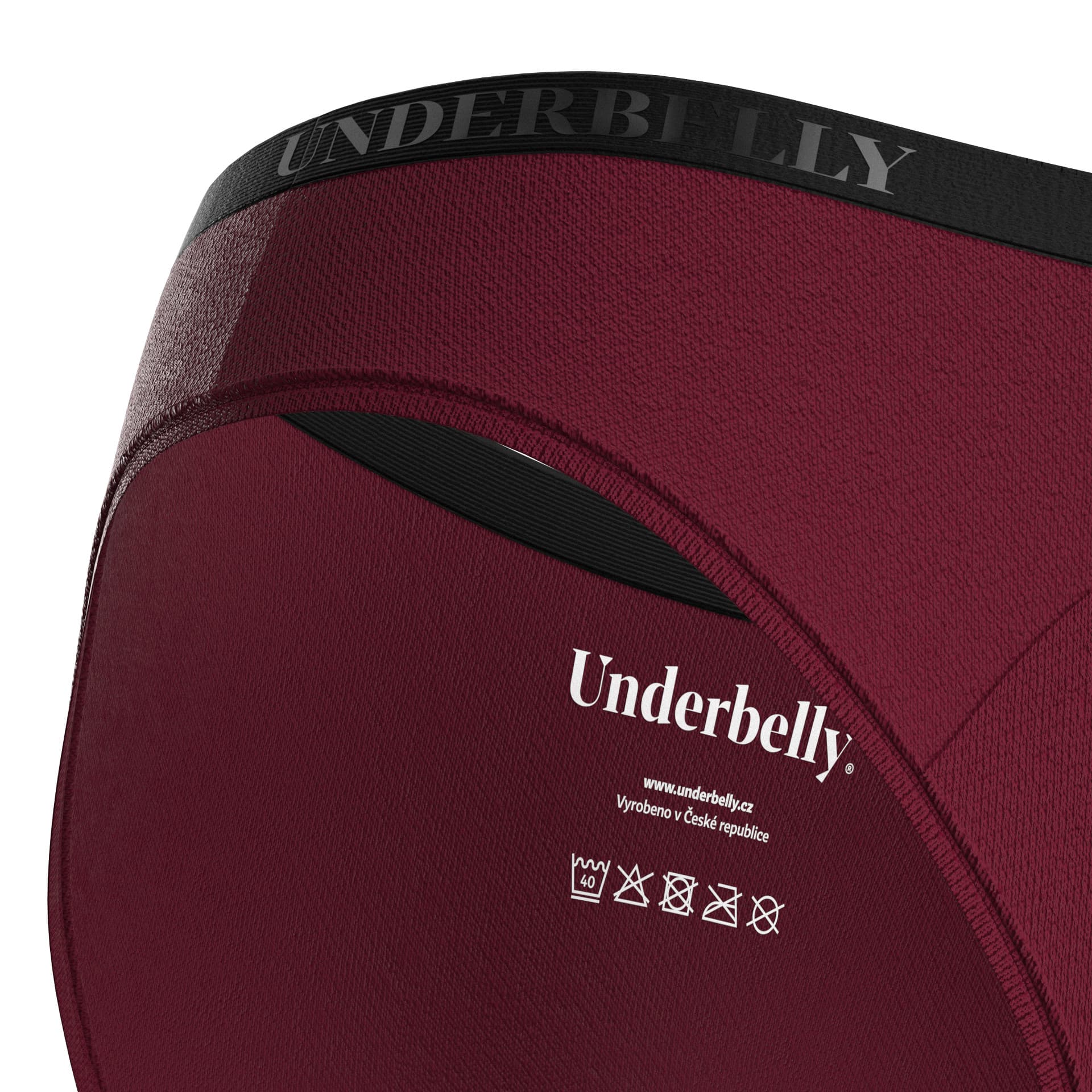 Menstruační kalhotky Underbelly Univers červené (UNIVERS-BO-EM-2-MM) L - náhled 4