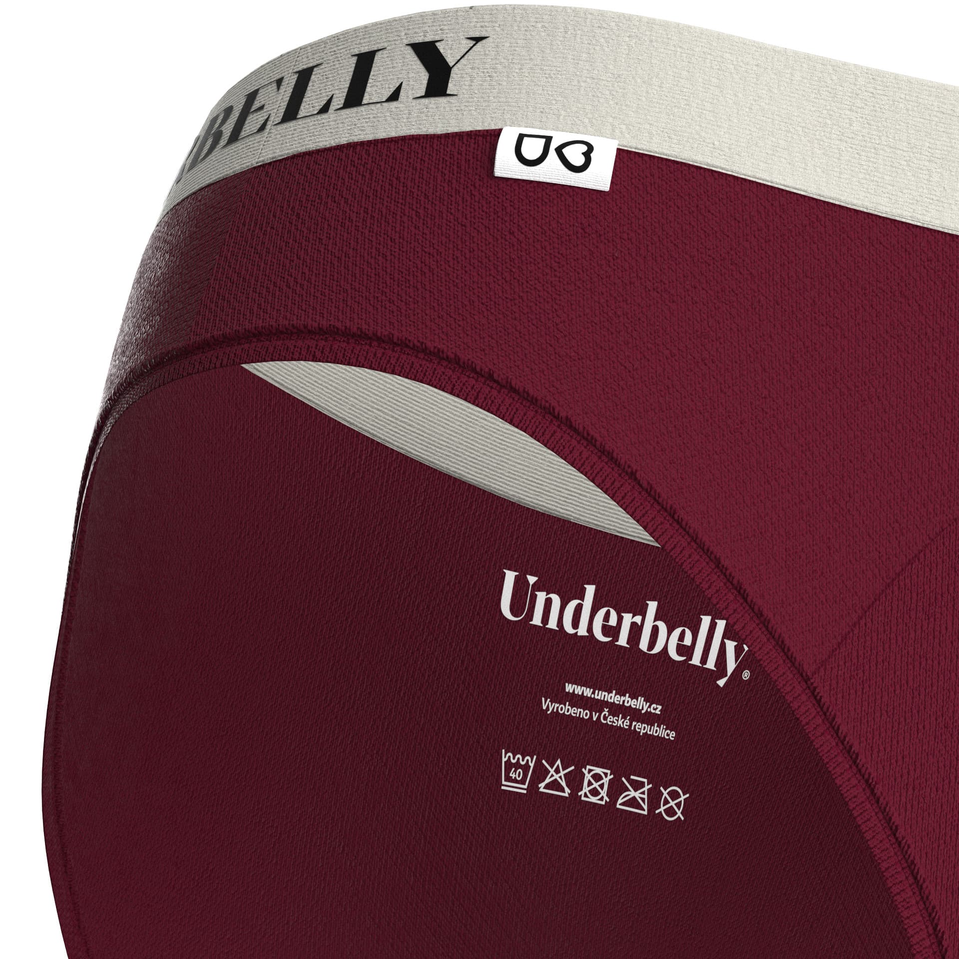 Menstruační kalhotky Underbelly Univers červené (UNIVERS-BO-BI-2-MM) L - náhled 4