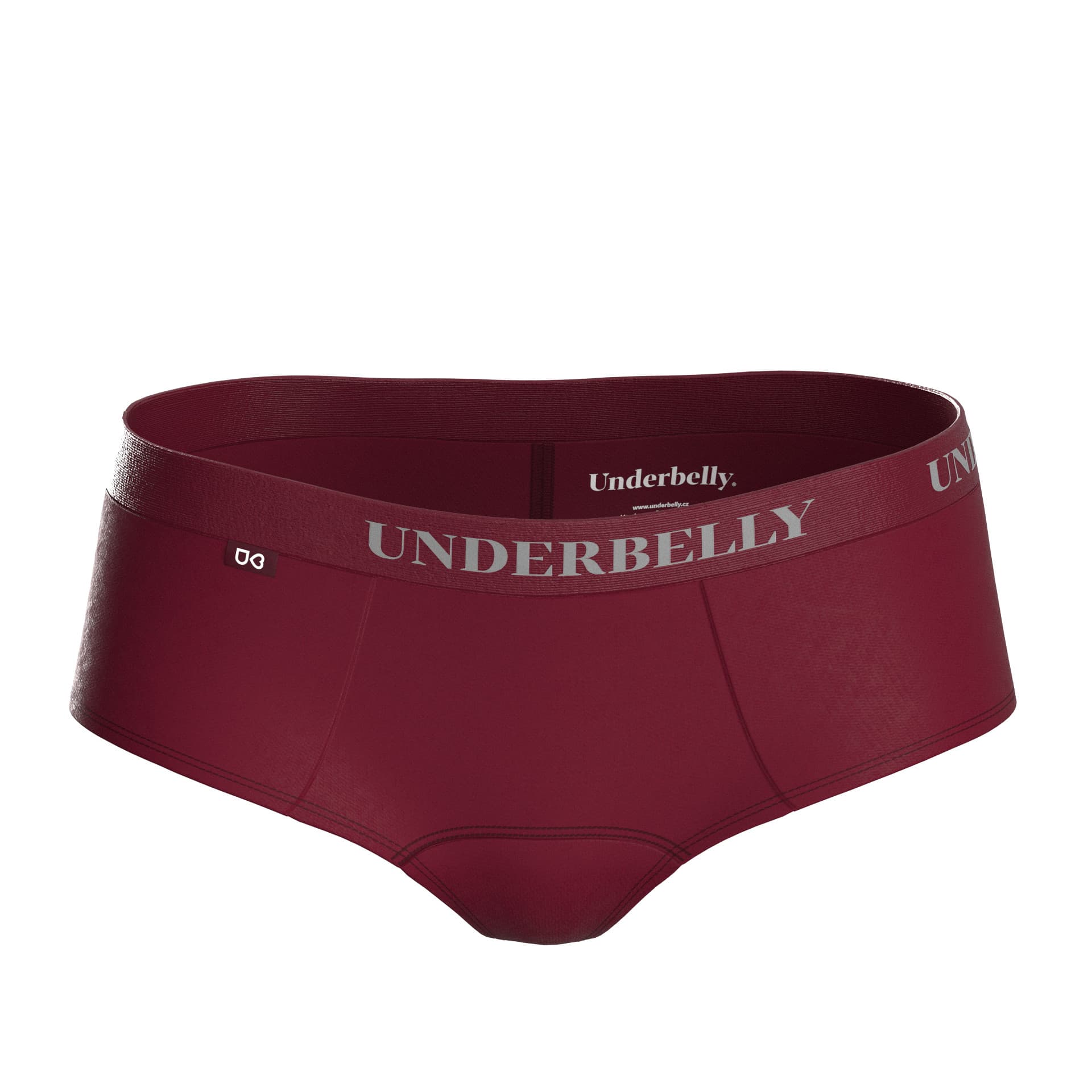 Menstruační kalhotky Underbelly Lowee červené (LOWEE-BO-BO-1-PAD) L - náhled 1