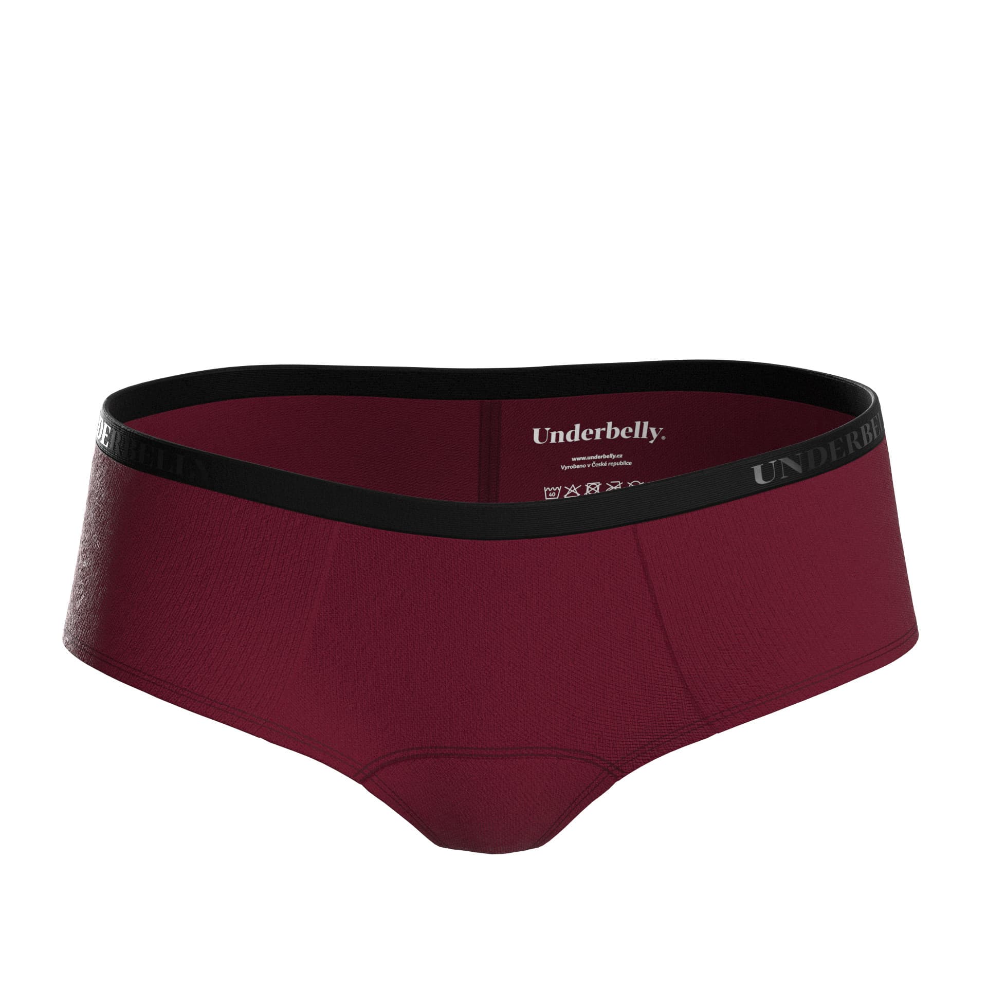 Menstruační kalhotky Underbelly Lowee červené (LOWEE-BO-EM-1-MM)