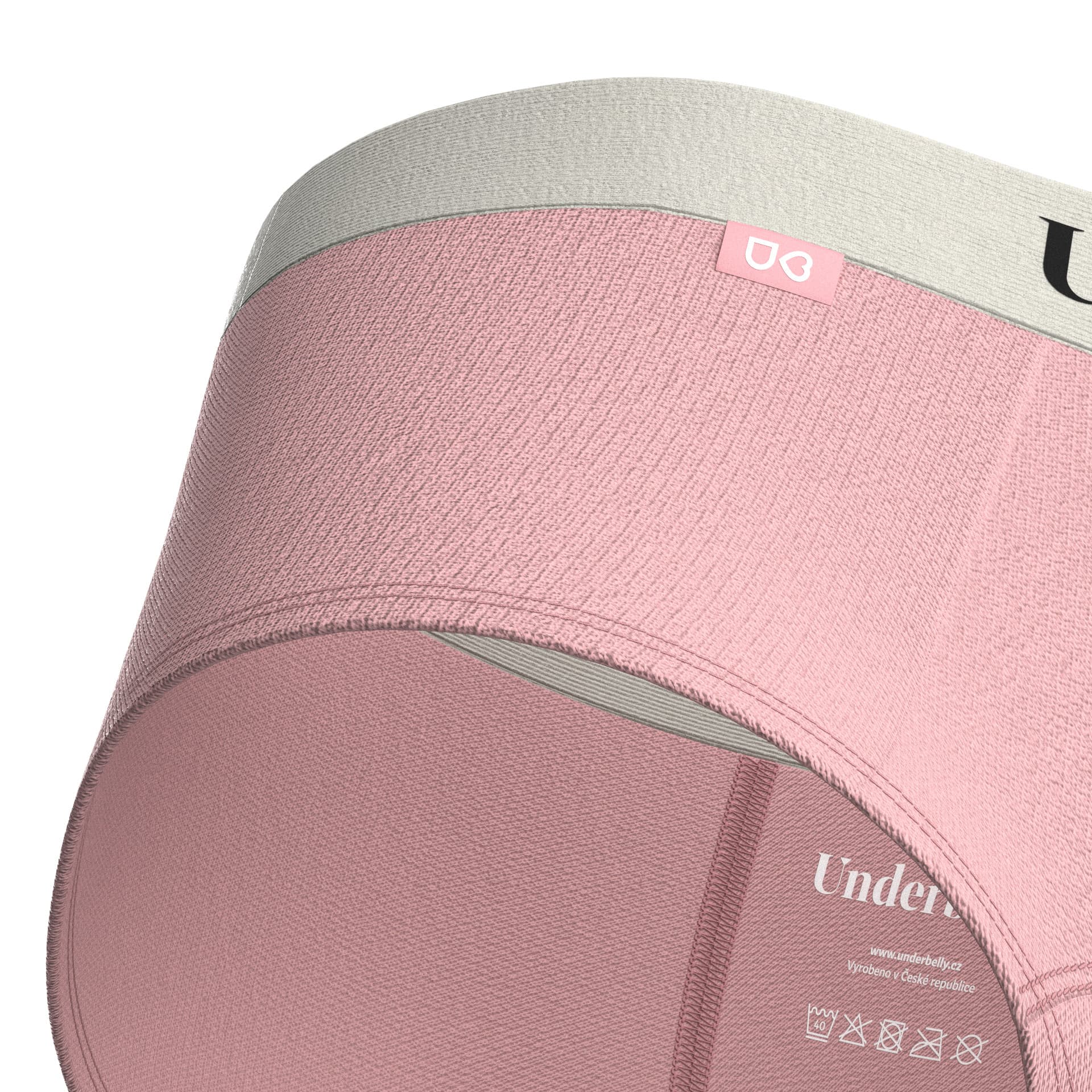 Menstruační kalhotky Underbelly Lowee  růžové (LOWEE-RU-BI-1-MM) L - náhled 4