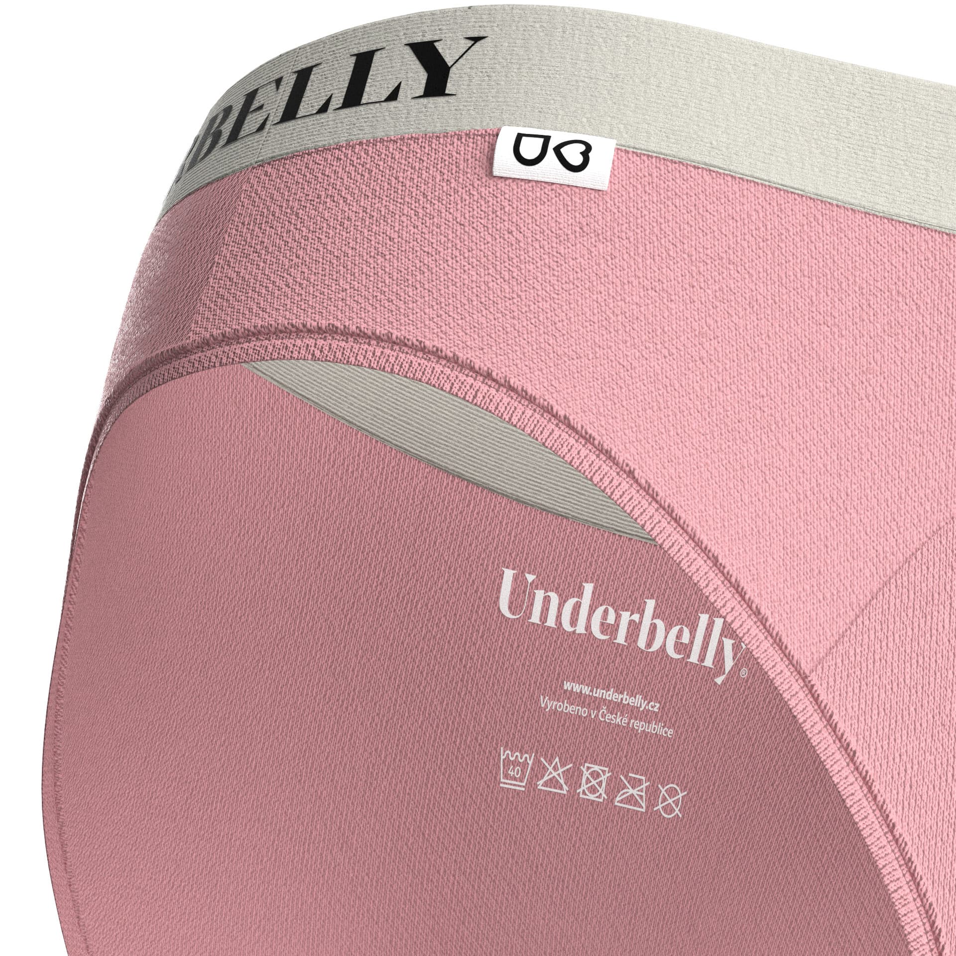 Menstruační kalhotky Underbelly Univers růžové (UNIVERS-RU-BI-3-MM) L - náhled 4