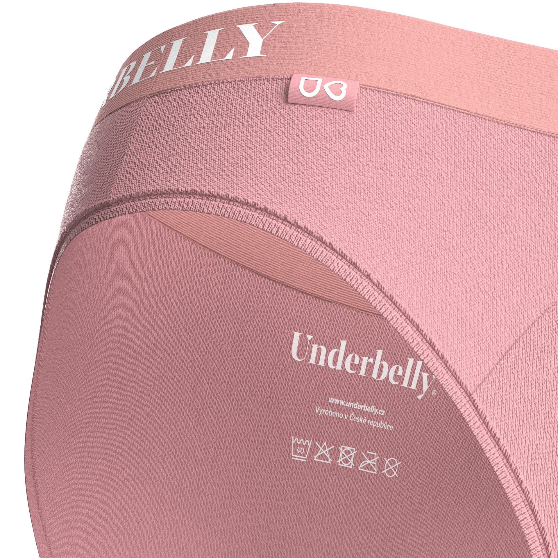 Menstruační kalhotky Underbelly Univers růžové (UNIVERS-RU-RU-1-MM) L - náhled 4