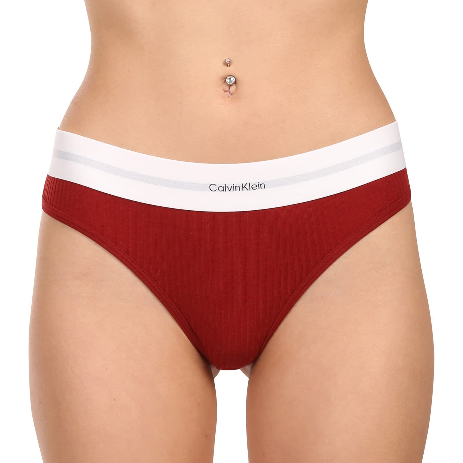 Dámská tanga Calvin Klein modrá (QF8518-YTM) L - náhled 5