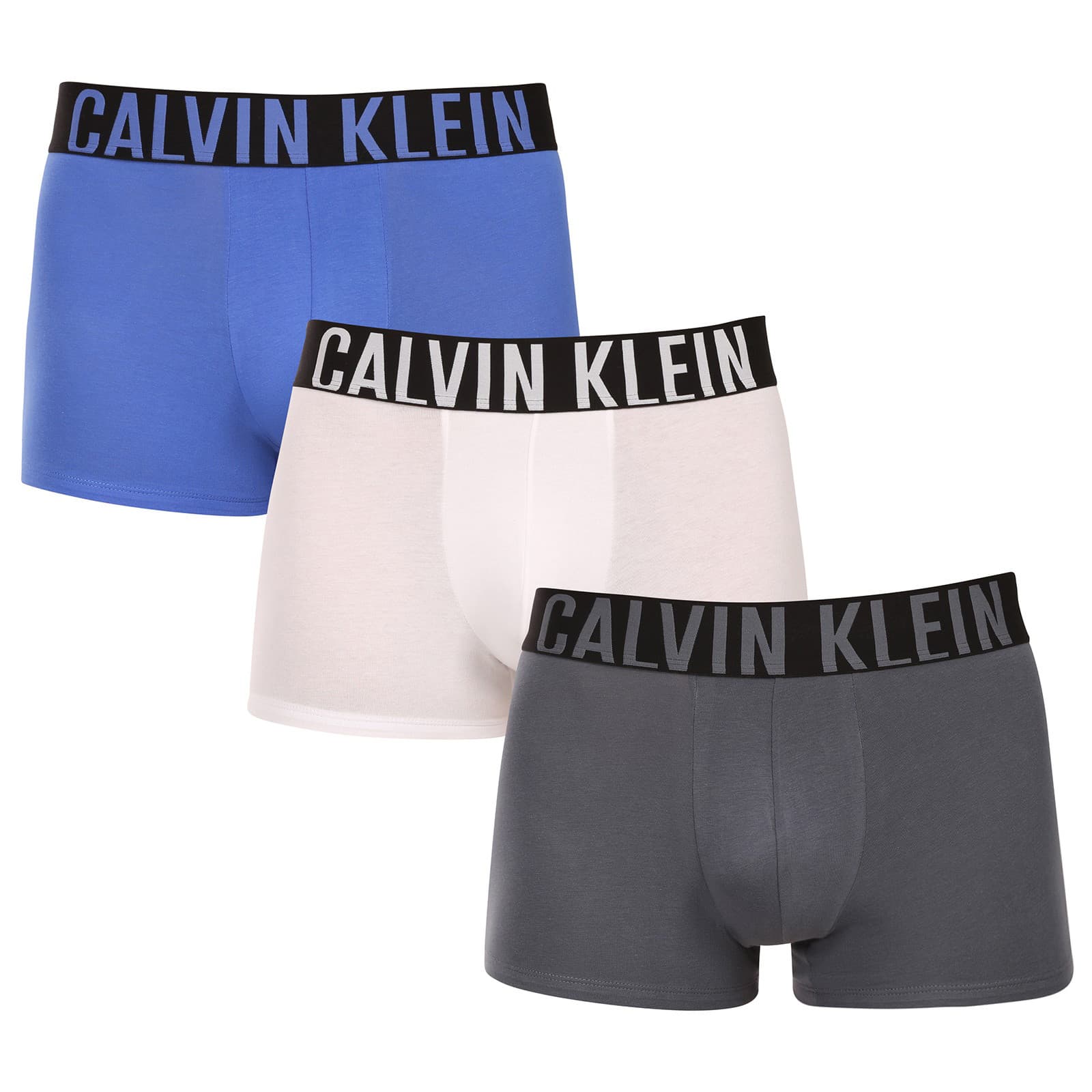 3PACK pánské boxerky Calvin Klein černé (NB3608A-ZDM)