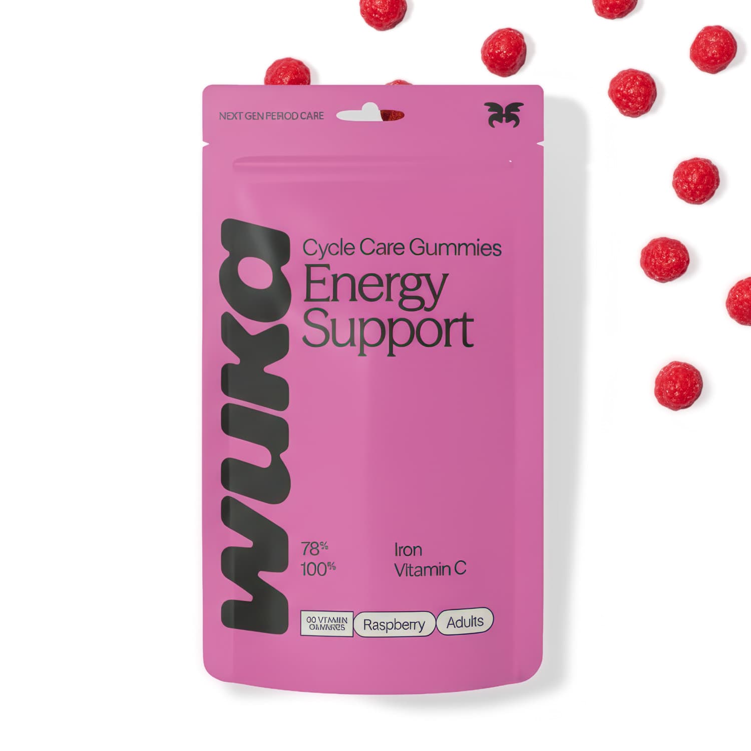Cyklické gumové vitamíny Wuka Iron Energy Support