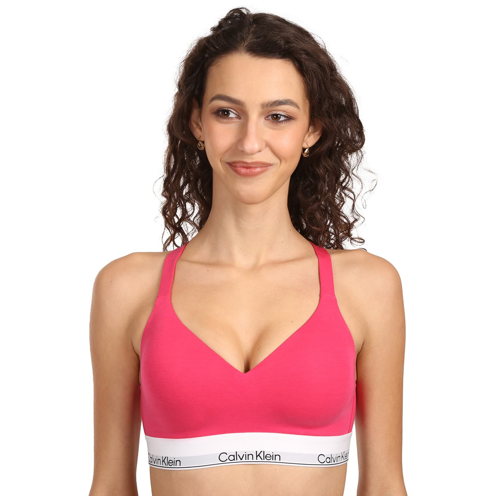 Dámská podprsenka Calvin Klein růžová (QF8500-24S)