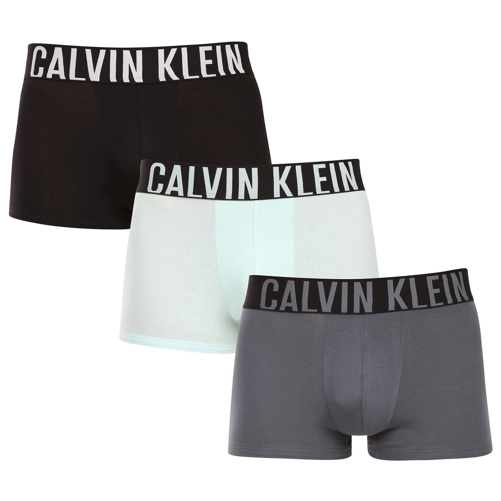 3PACK pánské boxerky Calvin Klein černé (NB3608A-ZDM)