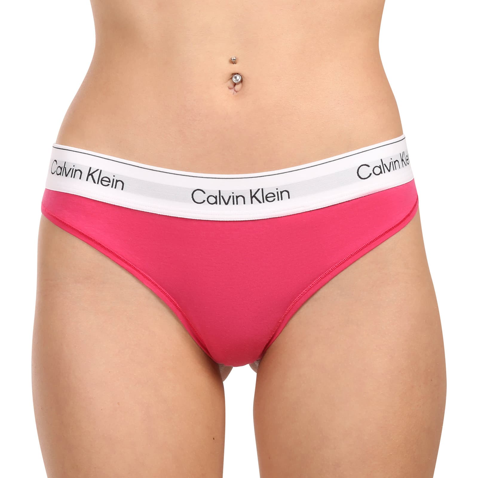 Dámská tanga Calvin Klein růžová (QF8518-24S) L - náhled 5