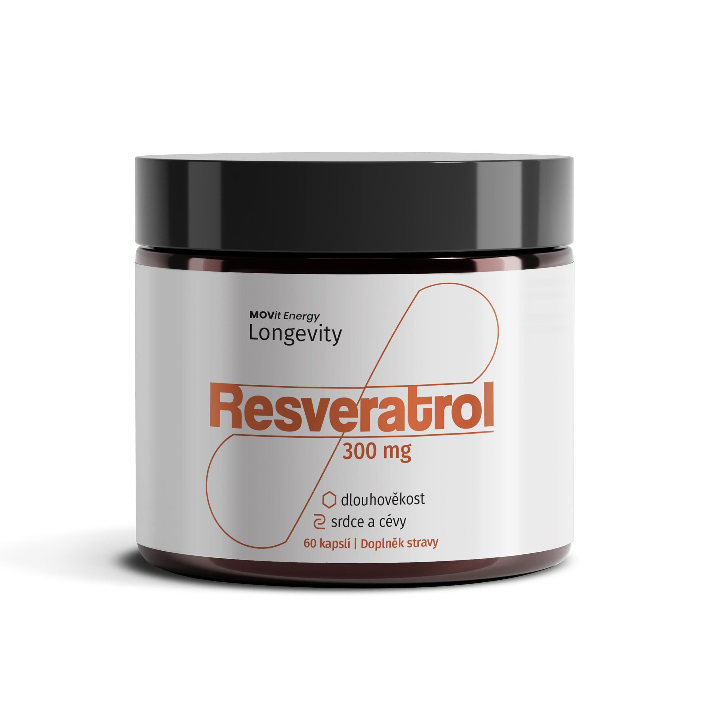 Resveratrol MOVit Longevity 60 kapslí