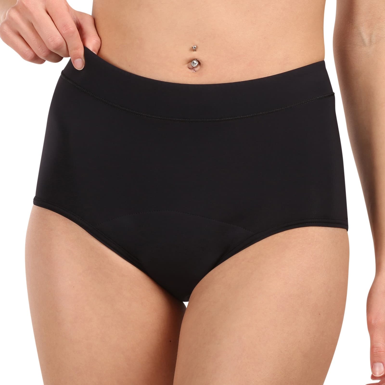 Menstruační kalhotky Underbelly Classi černé (CLASSI-CE-VL-3-PAD)