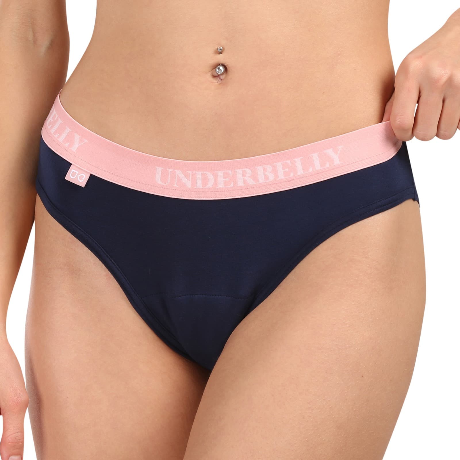 Menstruační kalhotky Underbelly Univers modré (UNIVERS-MO-RU-2-MM) L - náhled 1