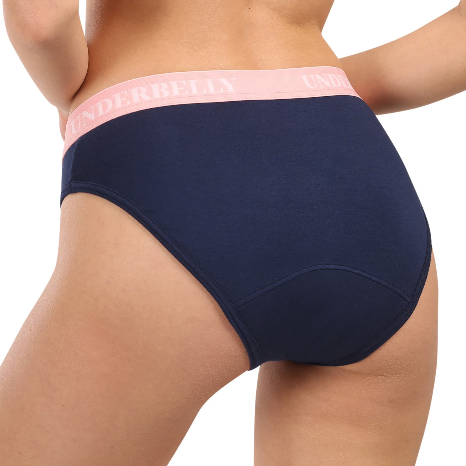Menstruační kalhotky Underbelly Univers modré (UNIVERS-MO-RU-2-MM) L - náhled 2