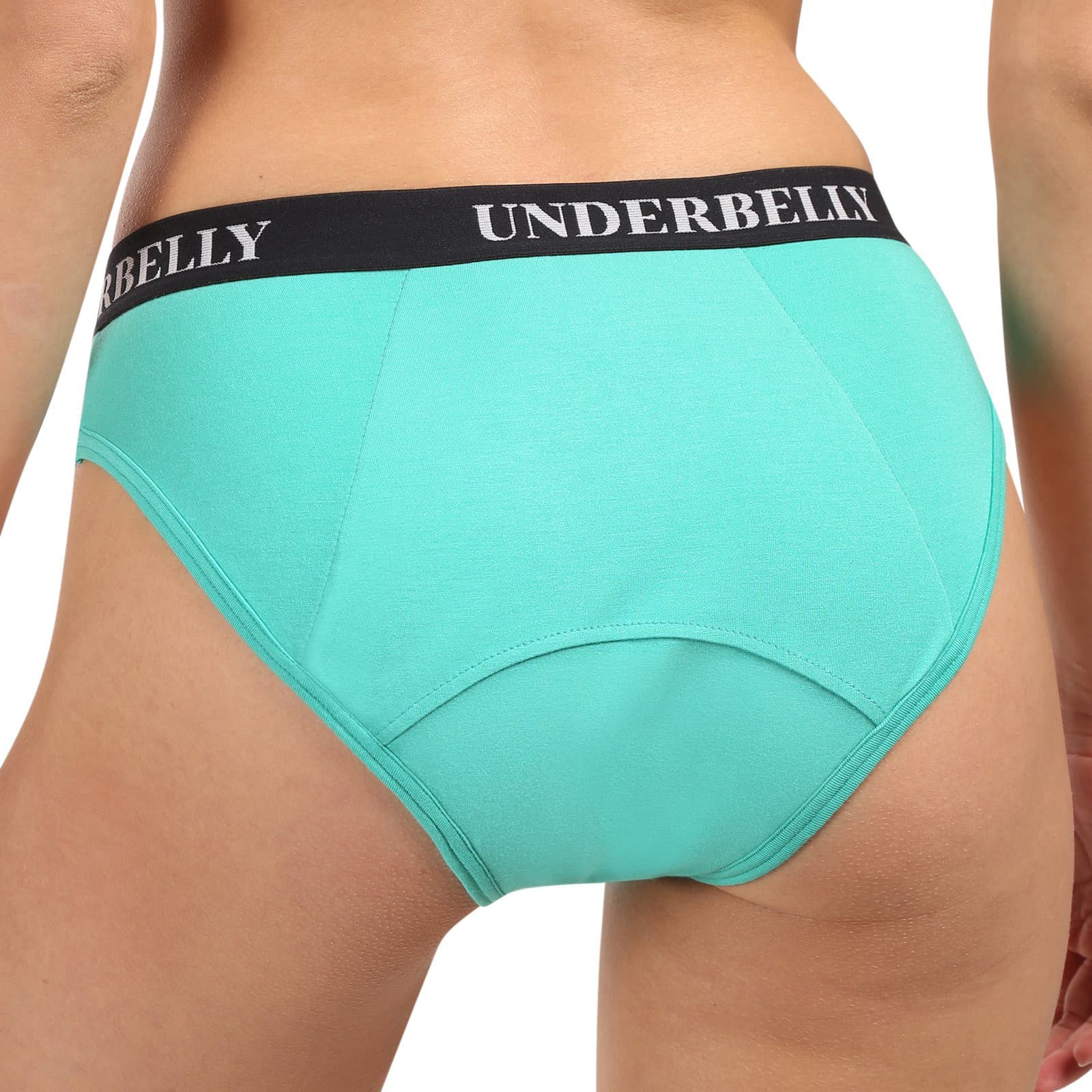Menstruační kalhotky Underbelly Univers zelené (UNIVERS-ZE-CE-3-MM) L - náhled 2