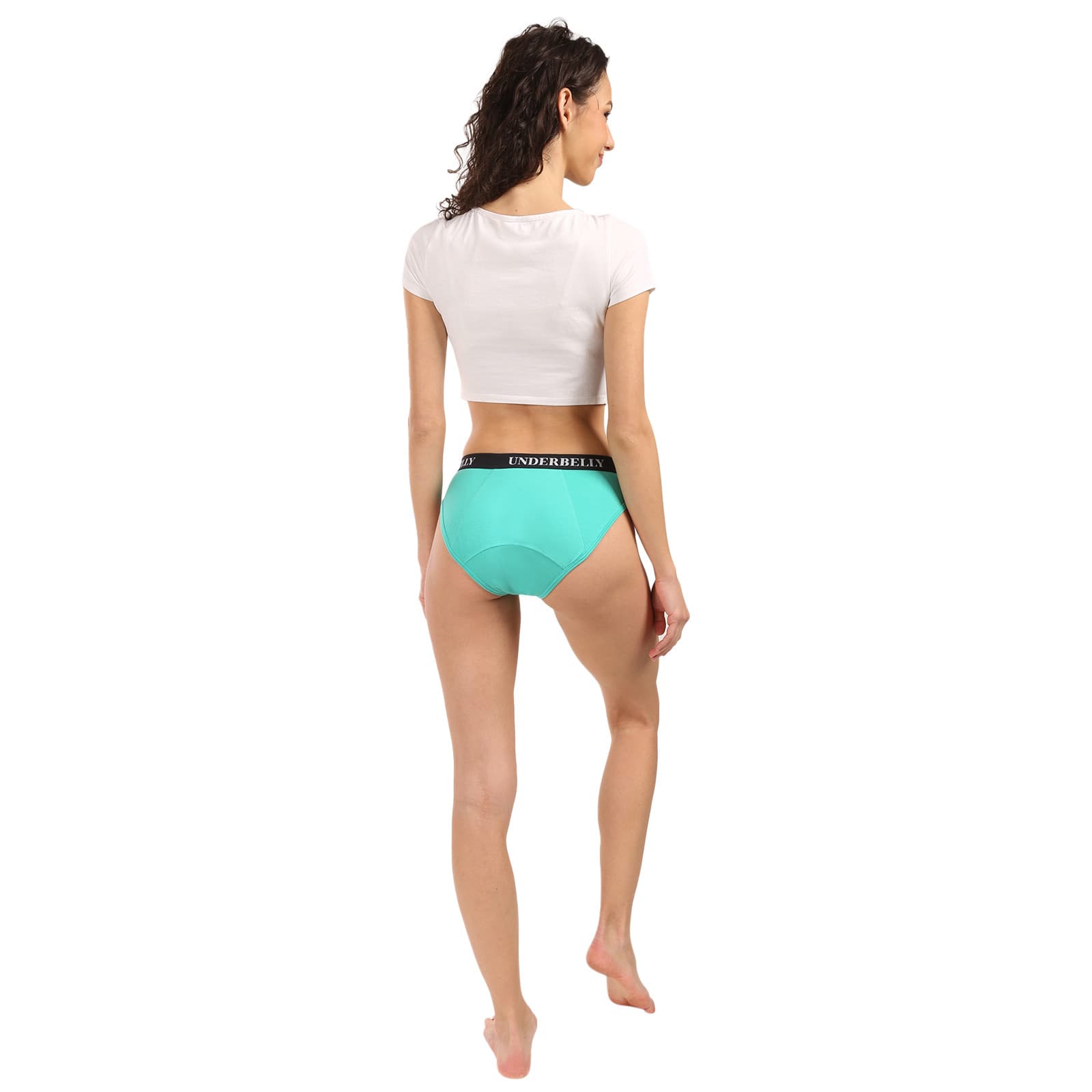 Menstruační kalhotky Underbelly Univers zelené (UNIVERS-ZE-CE-3-MM) L - náhled 4