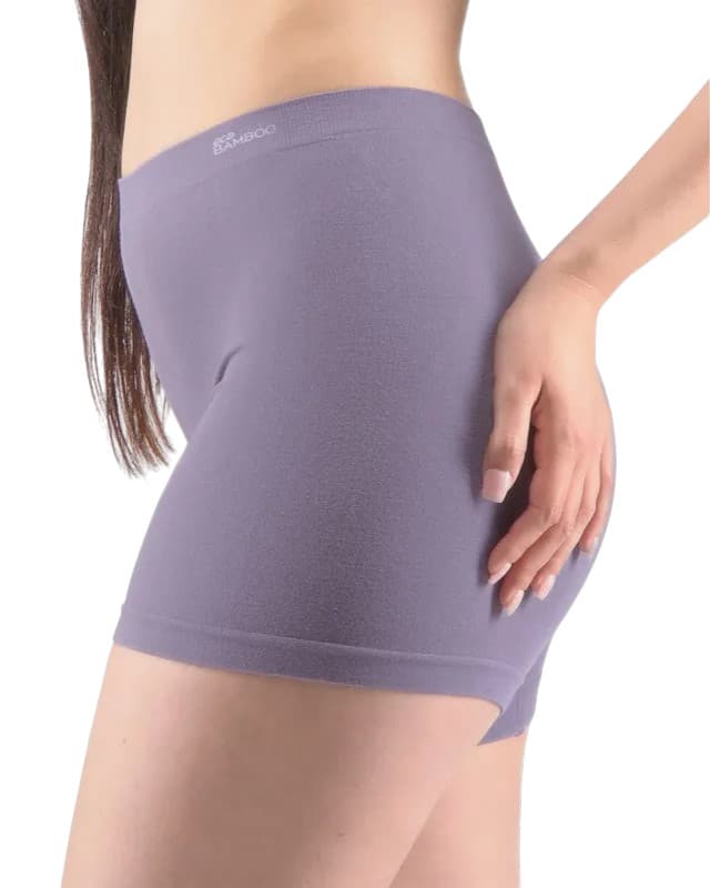 Dámské boxerky Gina bezešvé bambusové fialové (03018-LCMMxB) L - náhled 2