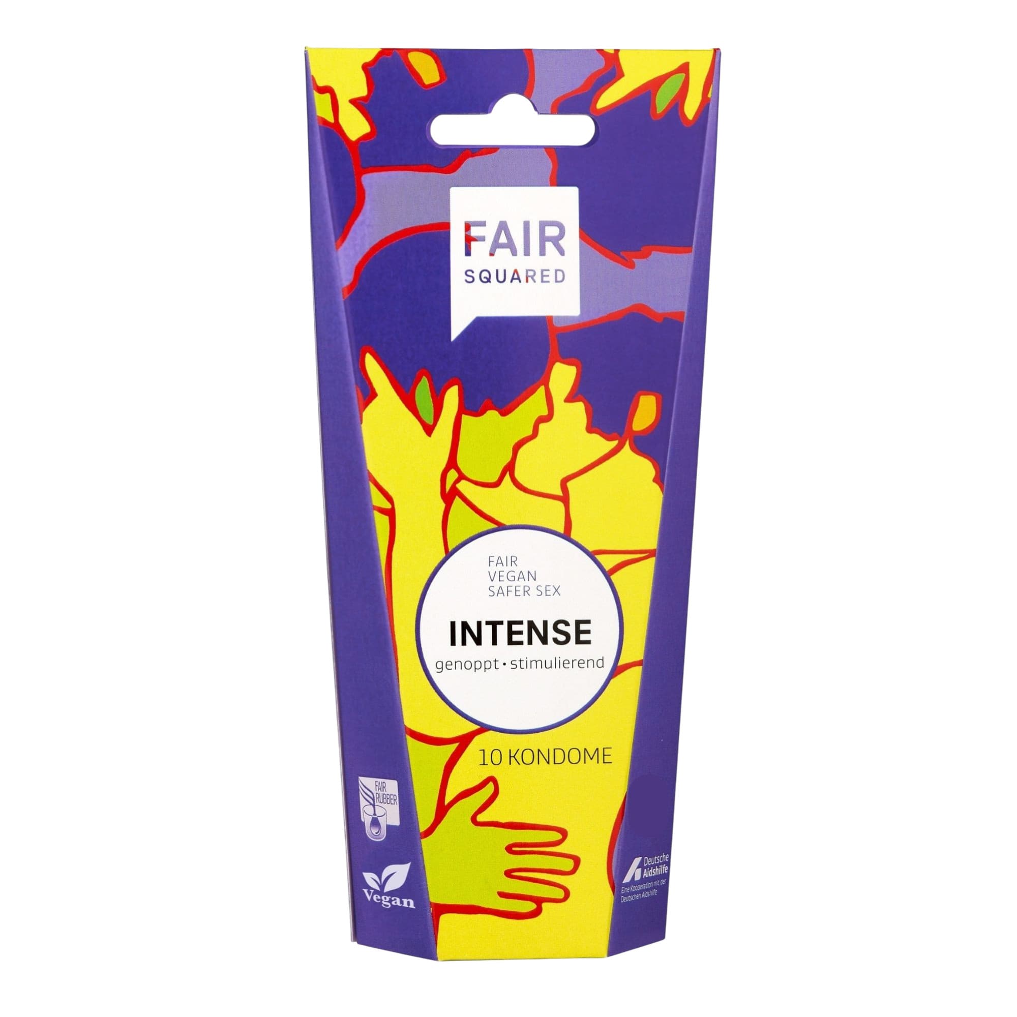 Kondomy Fair Squared Vegan Intense 10 ks (4910605)