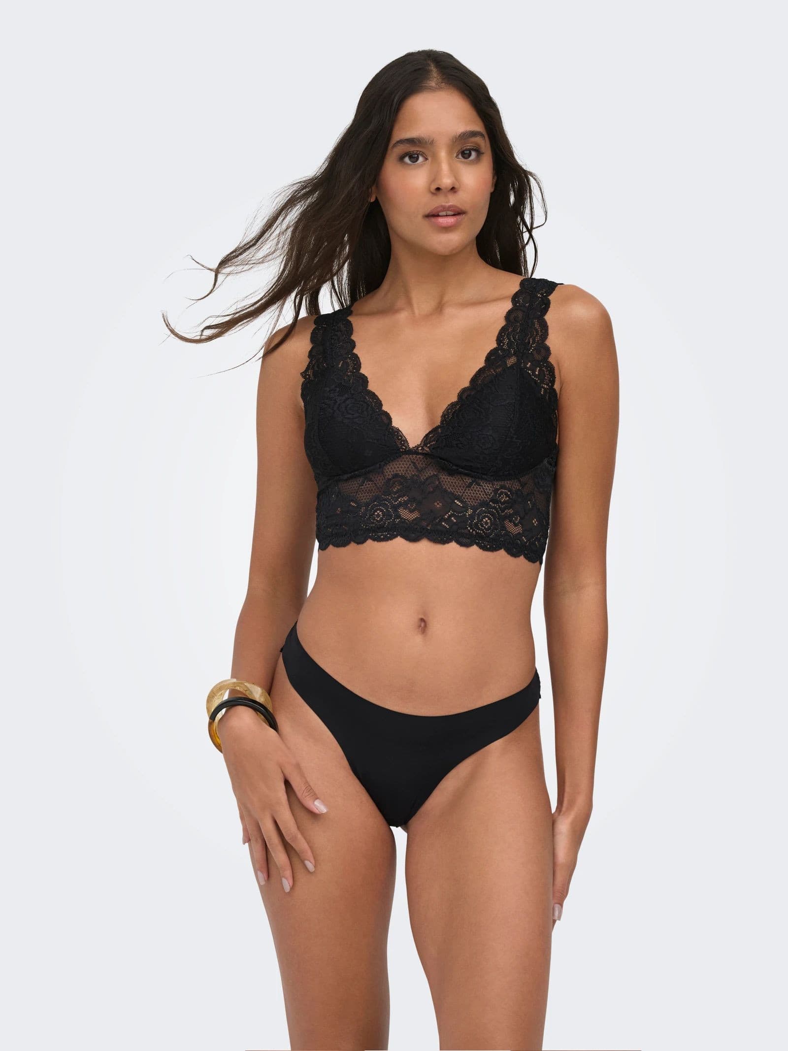 Dámská podprsenka ONLY černá (15107599-Black) L - náhled 2
