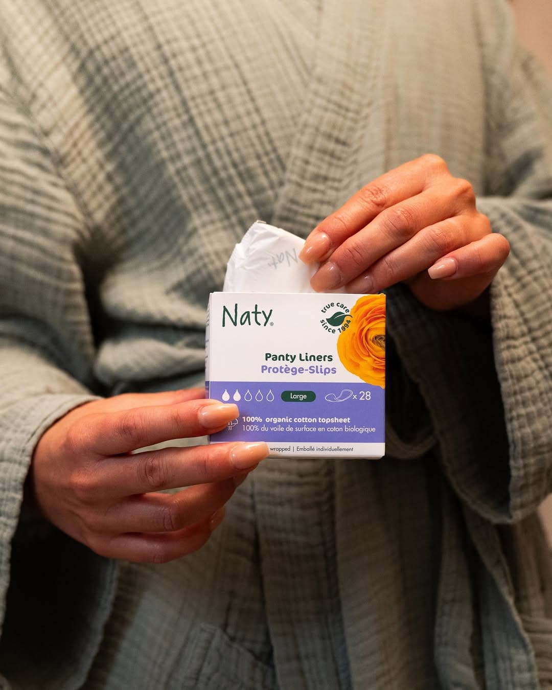 Dámské slipové vložky Naty super 28 ks (BB-205) - náhled 2