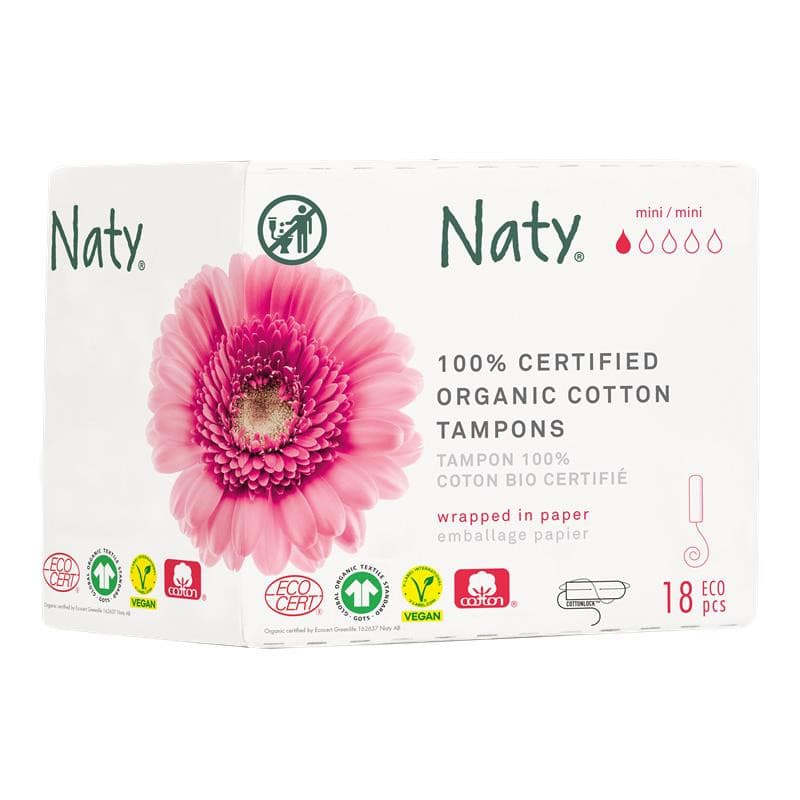 Dámské tampony Naty mini 18 ks (BB-209)