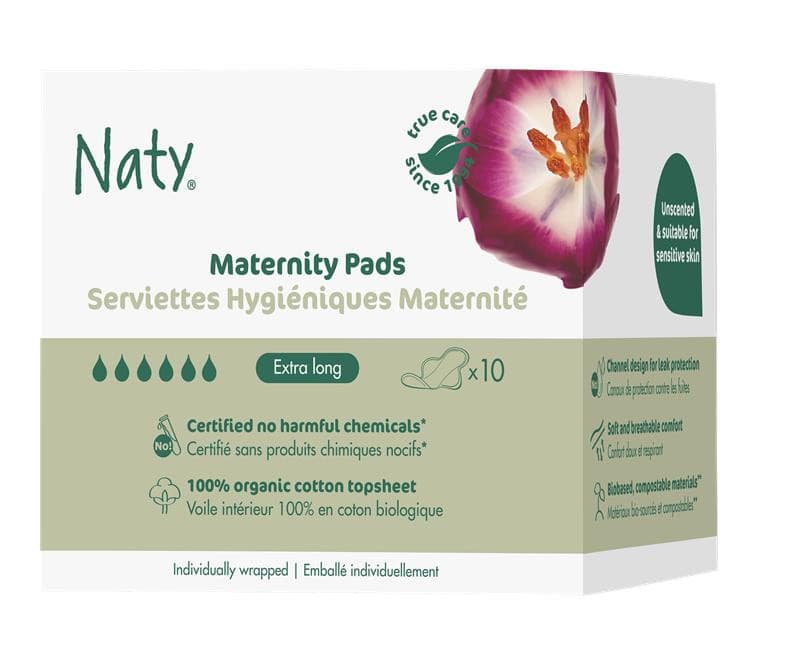Dámské mateřské vložky Naty po porodu 10 ks (BB-269)
