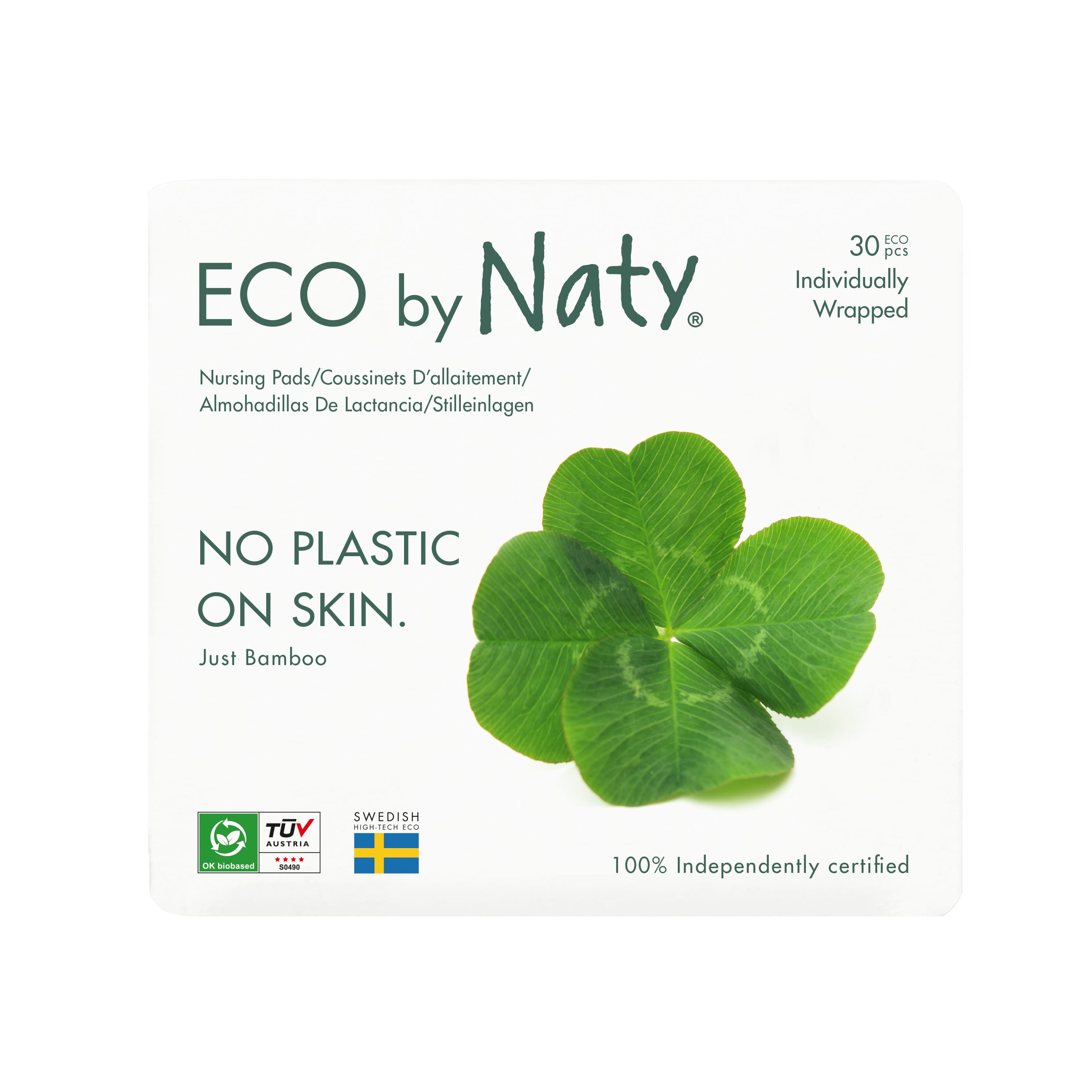 Prsní vložky pro kojící ženy ECO by Naty 30 ks (BB-213)