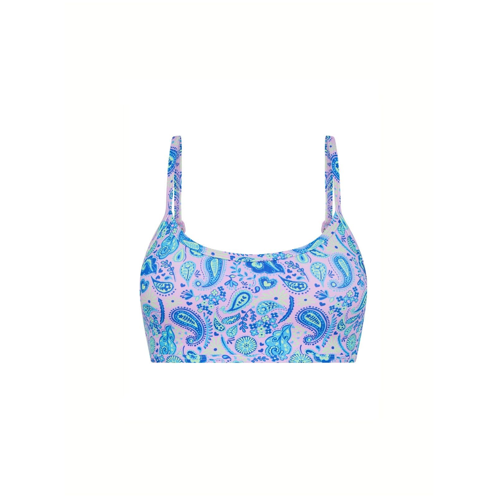 Dívčí plavky Modibodi crop top Paisley Pink horní díl (SWCRHIPLPT) 10-12 let - náhled 4
