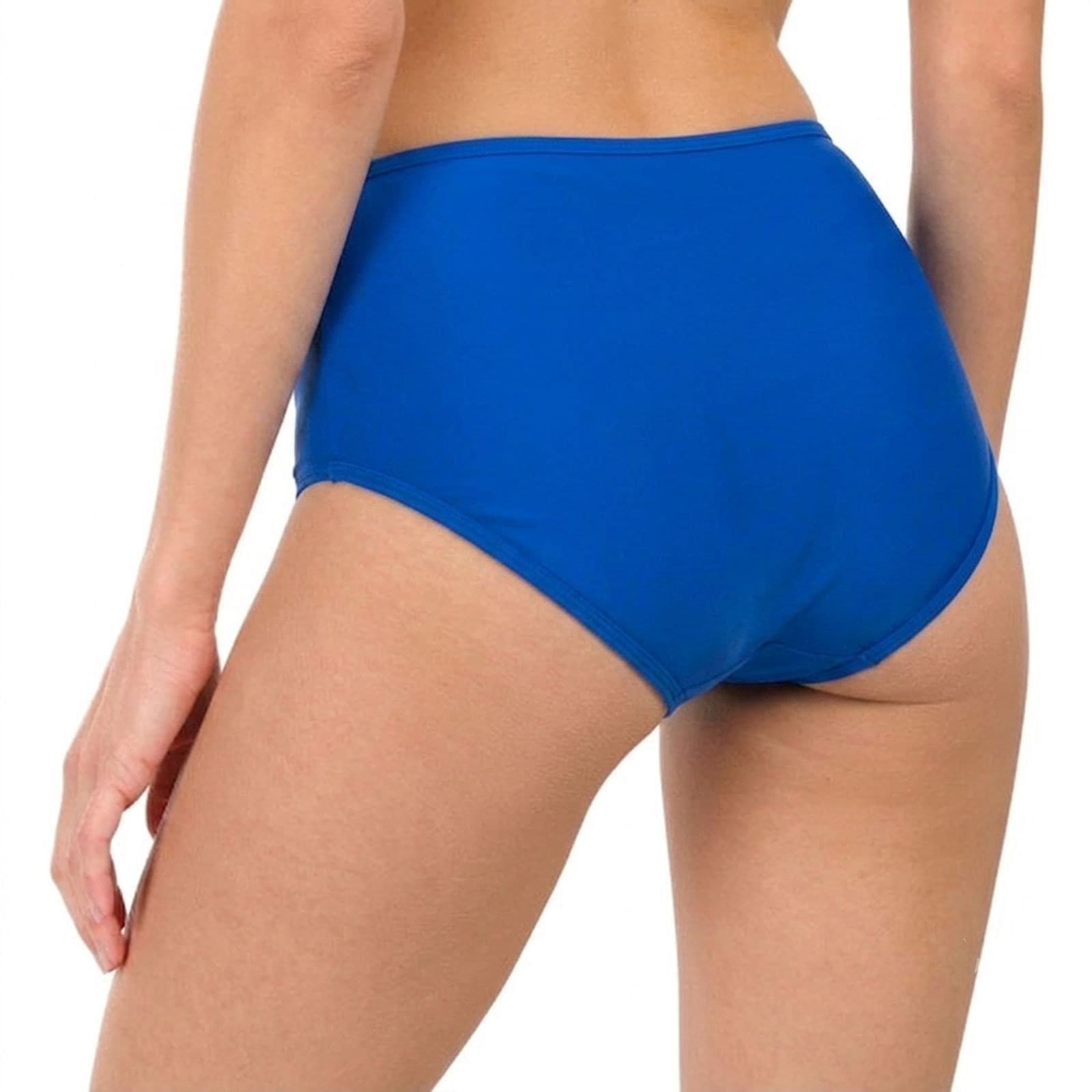 Dámské menstruační plavky Pietro Filipi vysoké heavy modré (1PUWM3) 3XL - náhled 2
