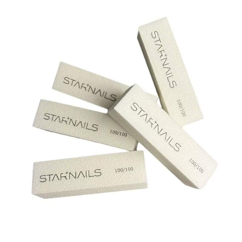 Starnails Brusný blok na nehty STARNAILS Premium - 100/100, 5 ks