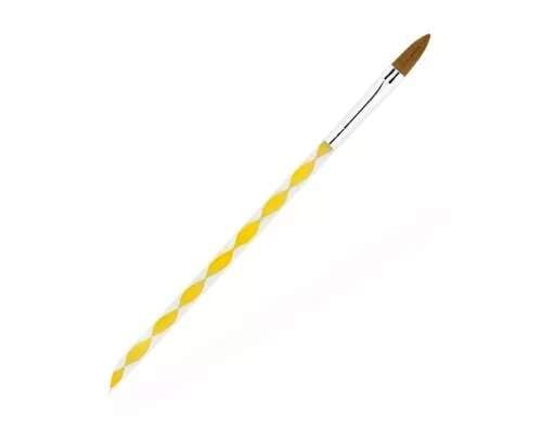 Starnails Štětec na akryl Nylon Yellow, #6 - žlutý