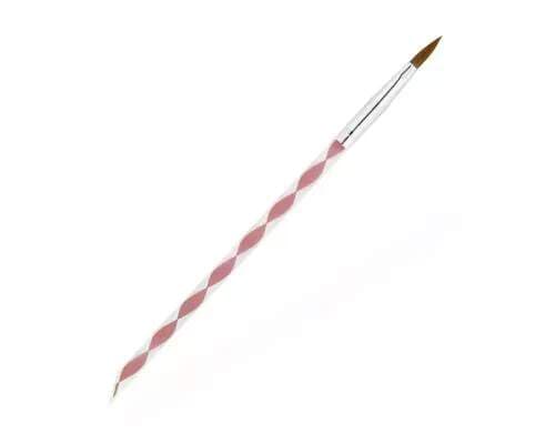 Starnails Štětec na akryl Nylon Pink, #8 - růžový