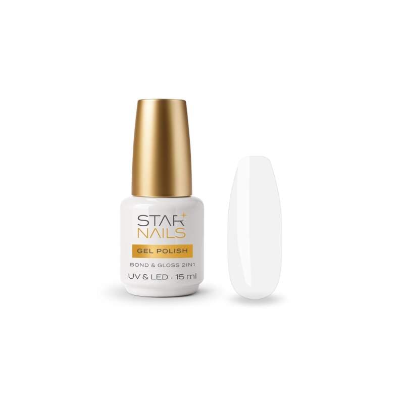 Starnails UV/LED Gel Polish Bond&Gloss 2in1, 15ml - univerzální báze/lesk