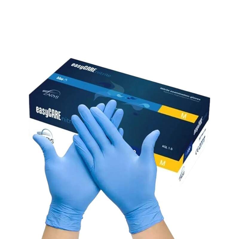 Starnails Nitrilové rukavice, bez latexu, modré (M) - 50 párů