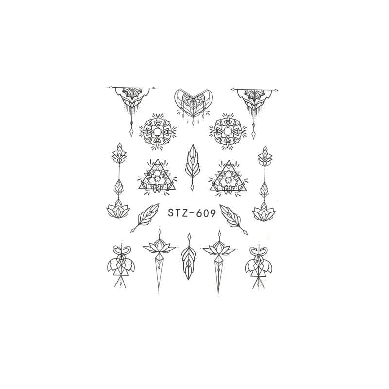 Starnails Vodolepky na nehty - Ornaments STZ-609