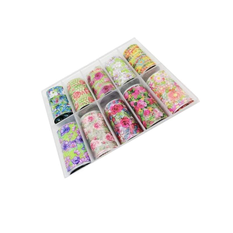 Starnails Sada 10 zdobicích fólií nehty No. 3