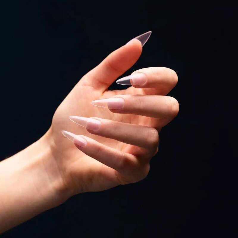 Starnails Gel Tipy CLEAR A5 - tvar stiletto, 240 ks